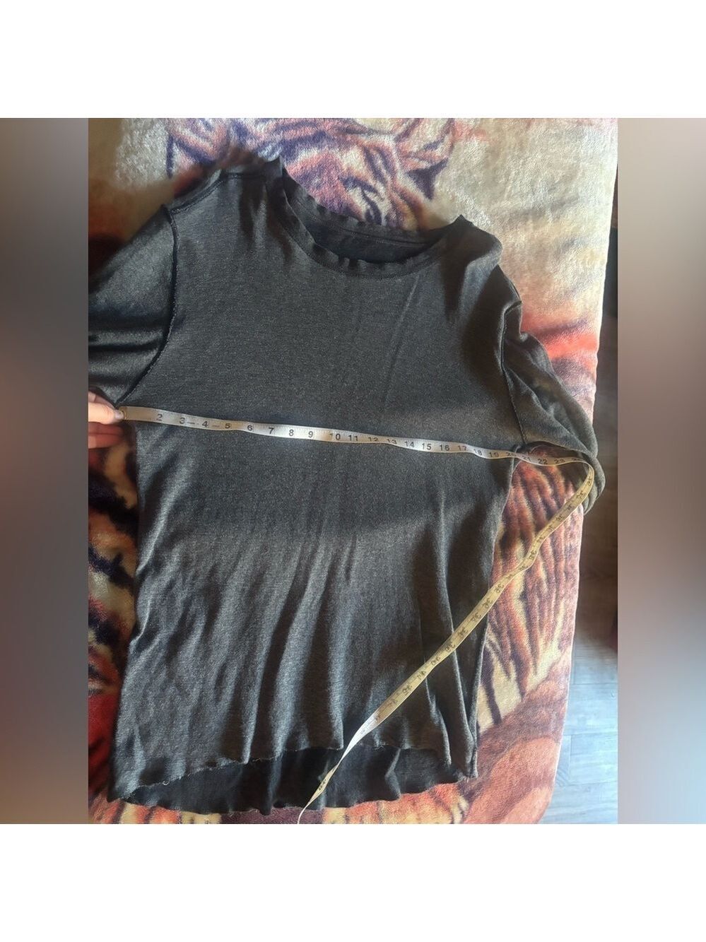 LULULEMON Dark or Light Grey Reversible Unisex Cotton Blend Long Sleeve Shirt - Picture 13 of 14